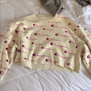 Champion cropped crew neck